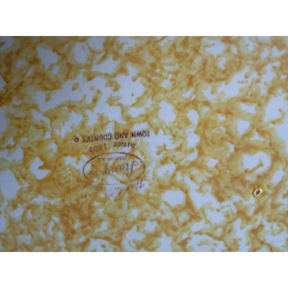 Stangl Town & Country Yellow Large Oval Serving Dish 15x10 Spongewear